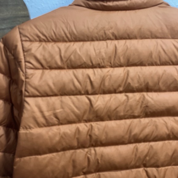 Patagonia Down Jacket Lightweight Rust Orange Kids Size Large *FLAW* - Picture 9 of 14